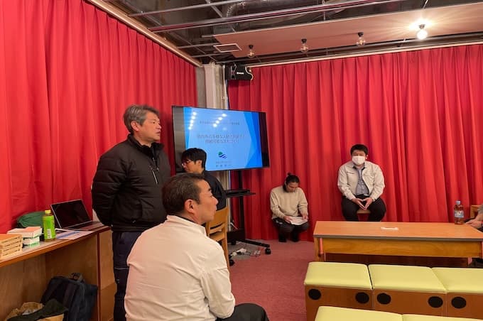 村長の挨拶