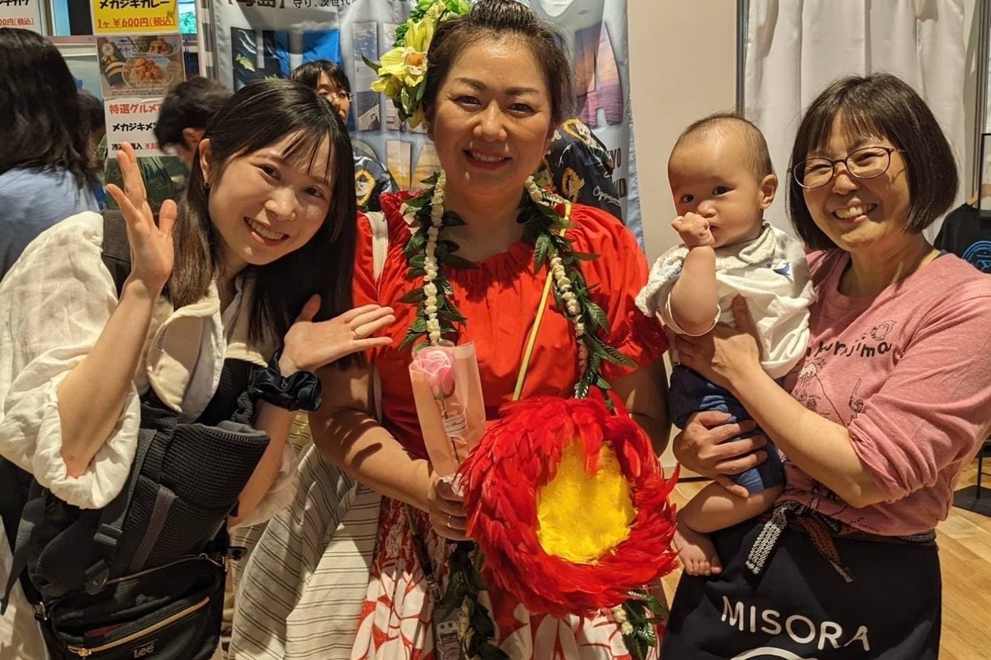 みそらを販売する広瀬さん