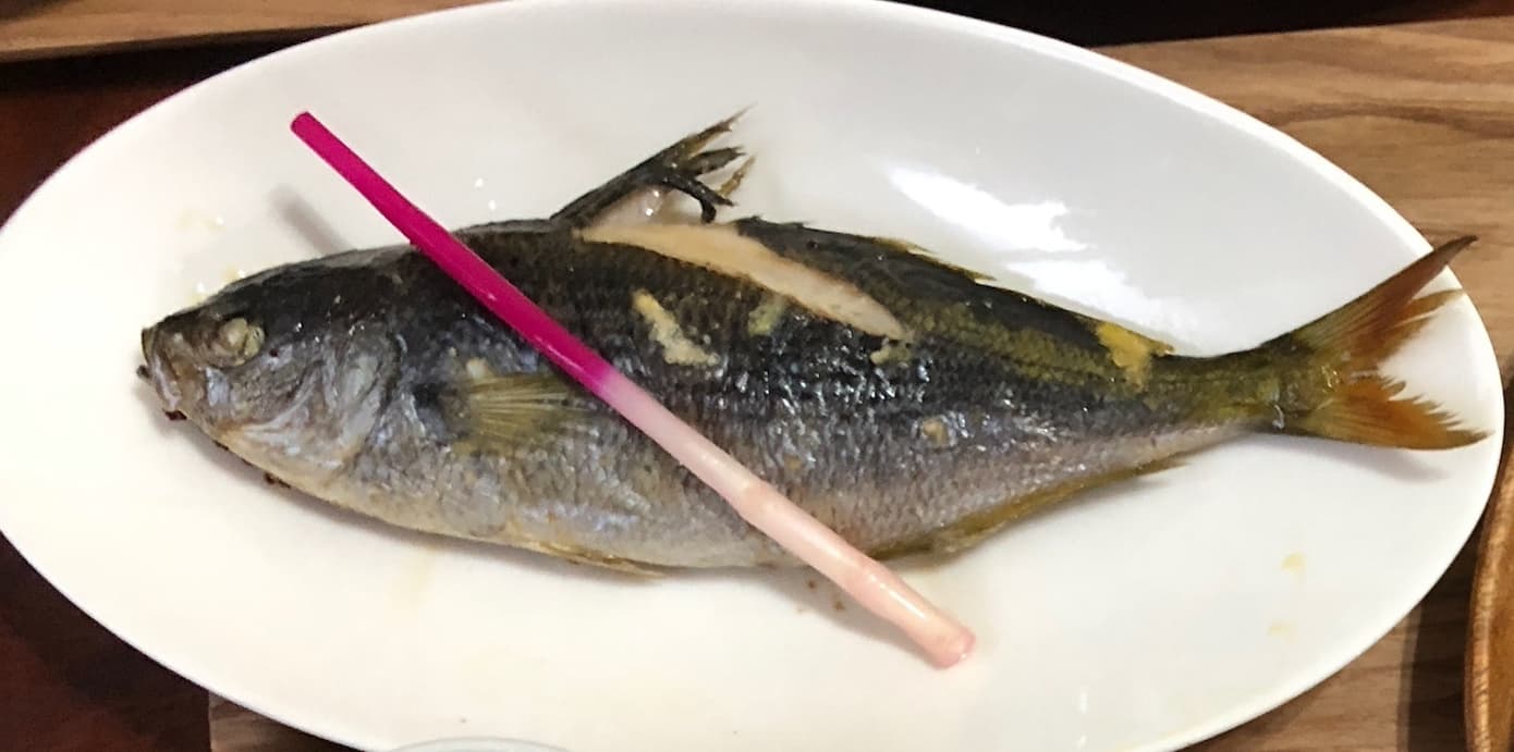 タカベの塩焼き