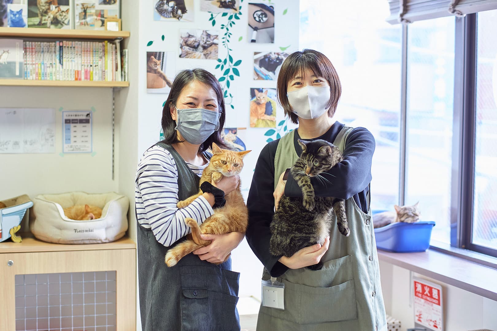 今場さんとスタッフ