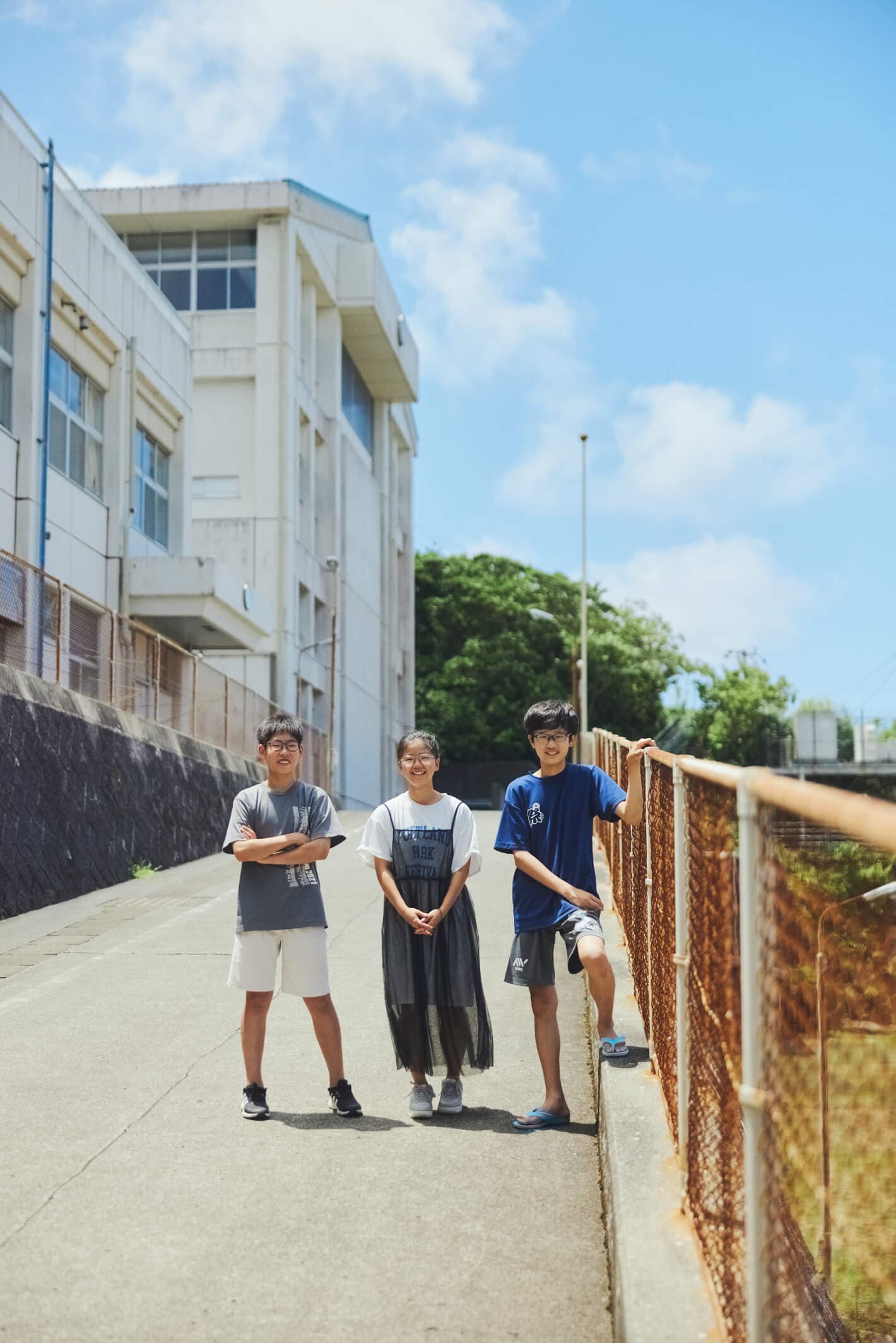 中学生三人組