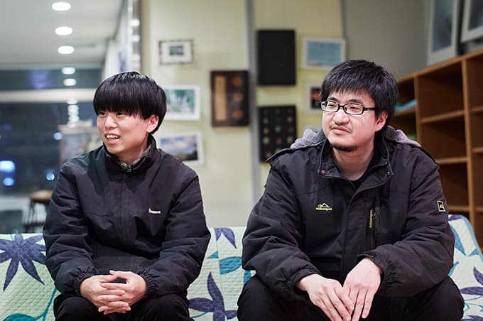 学生二人インタビュー